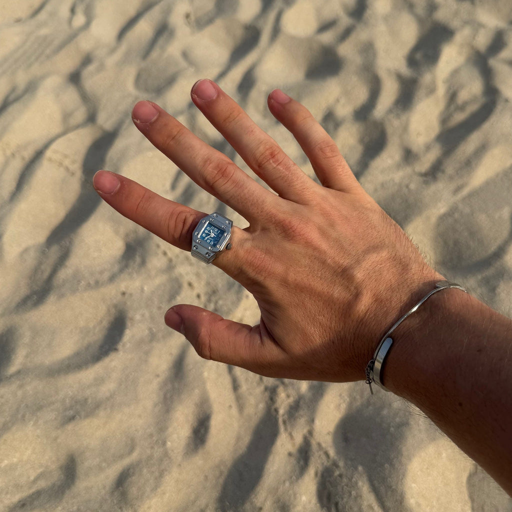 SANTOS MBM | ARGENT BLEU