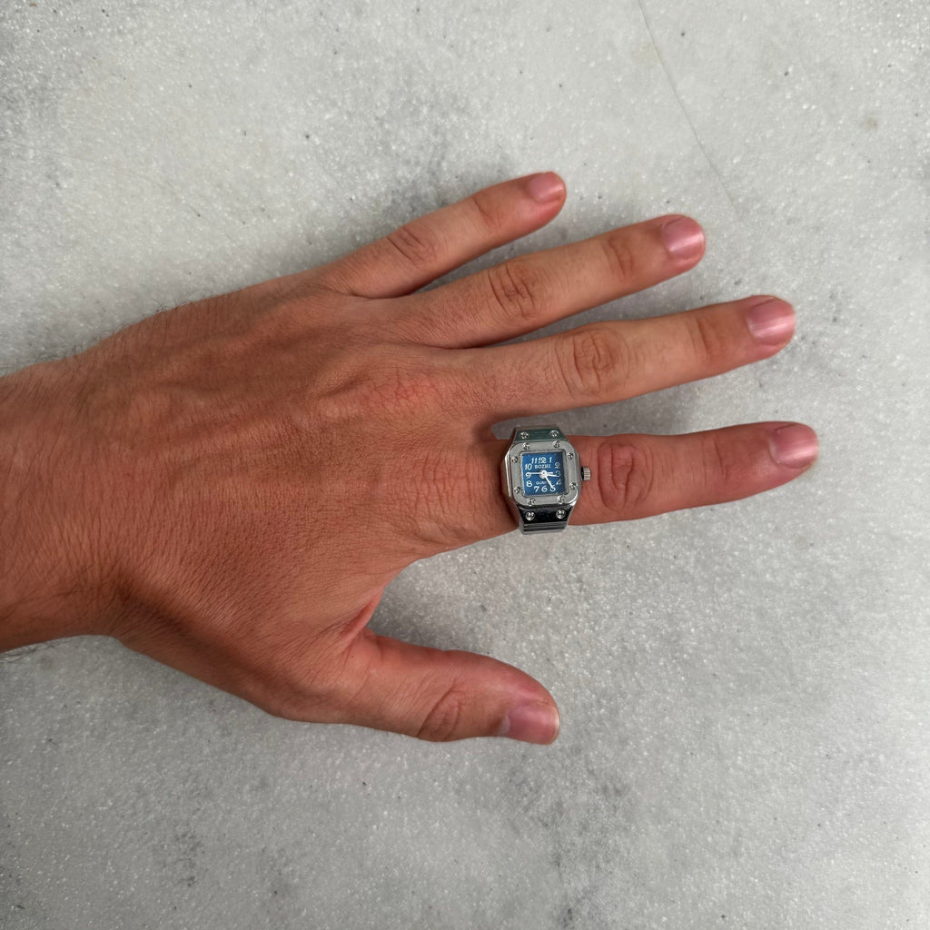 SANTOS MBM | ARGENT BLEU